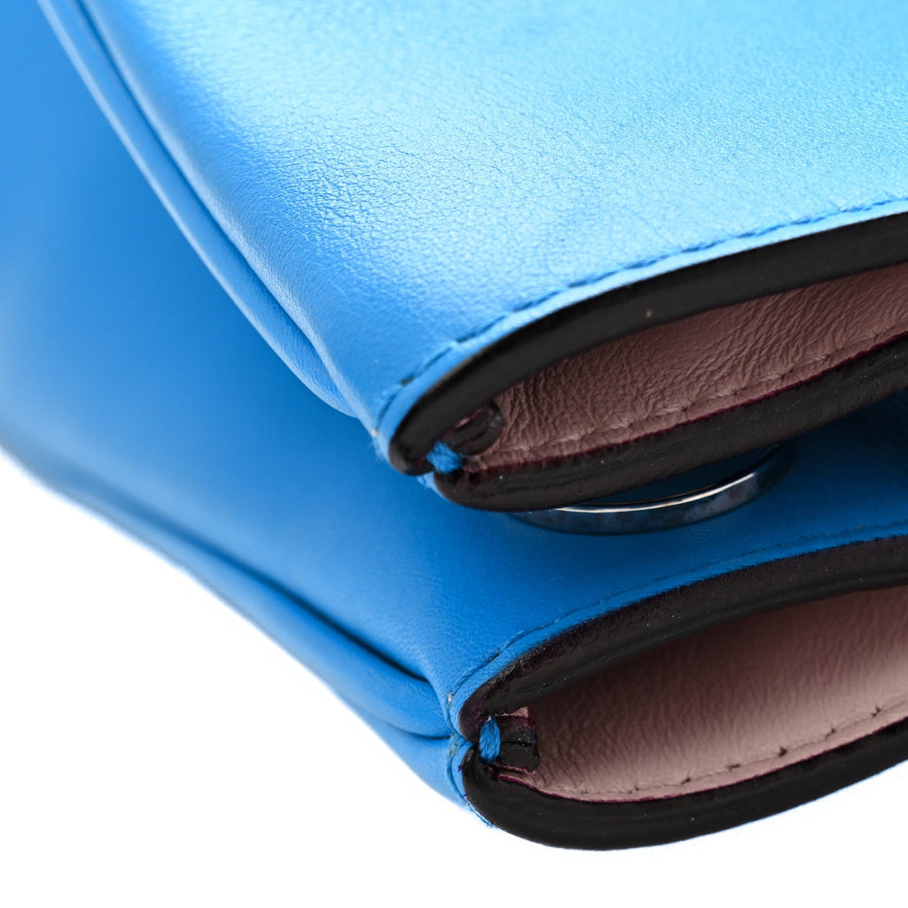 Smooth Calfskin Medium Diorissimo Tote Bleu Nosy Rose Tendre