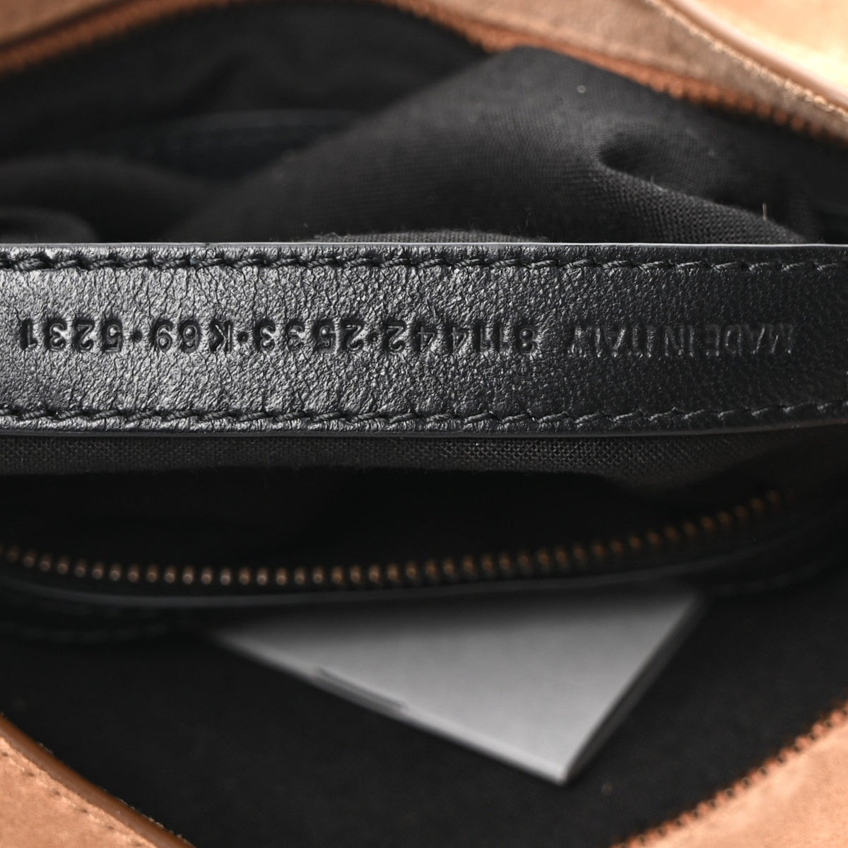 Waxed Suede Calfskin Classic Hardware Small Le City Camel Camel