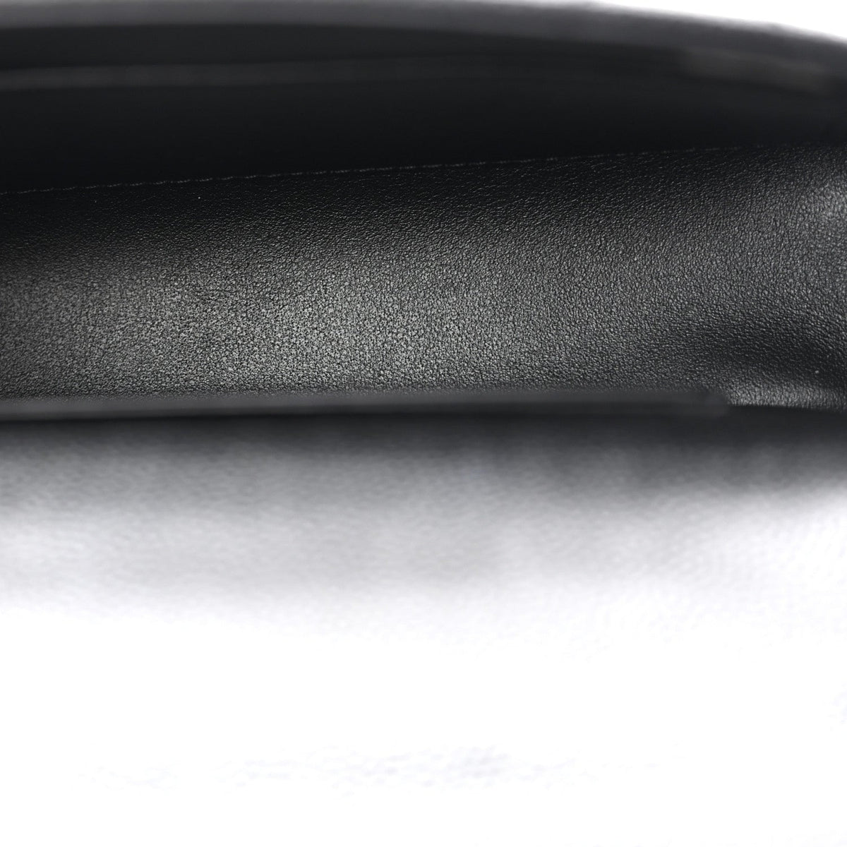 Caviar Quilted Coco Handle Clutch With Chain Black