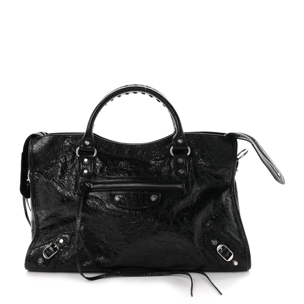 Agneau Arena Silver Hardware Medium Le City Black
