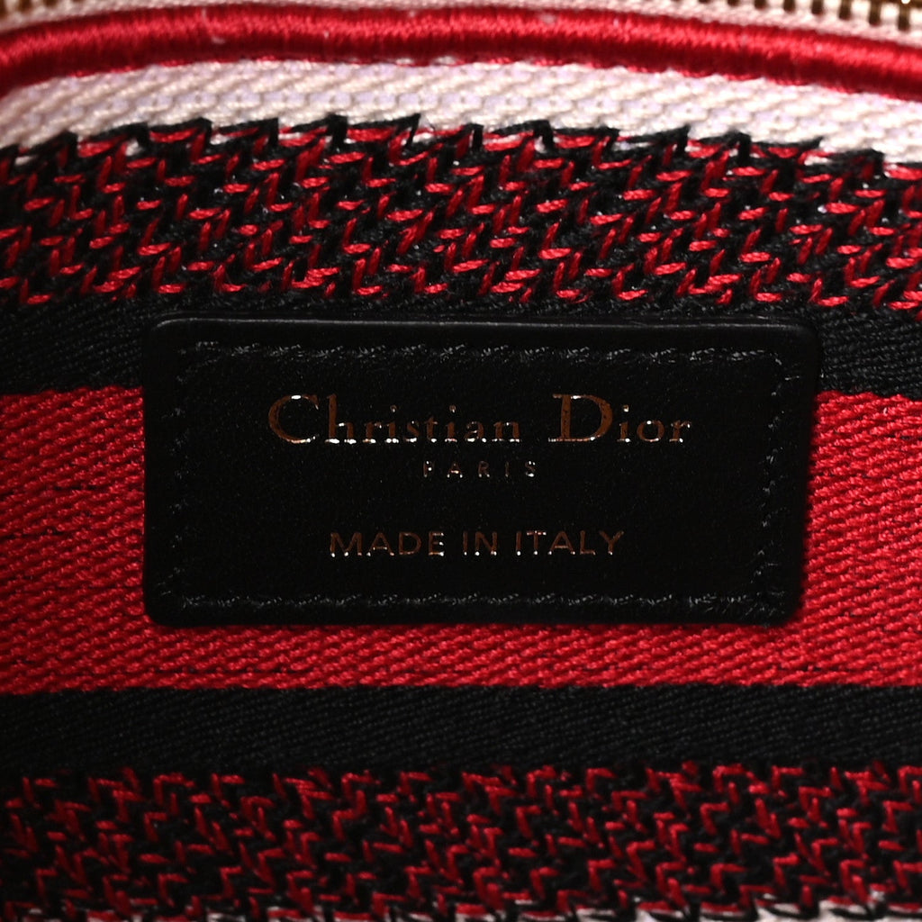 Canvas Medium DiorAmour Dots Lady D-Lite Red
