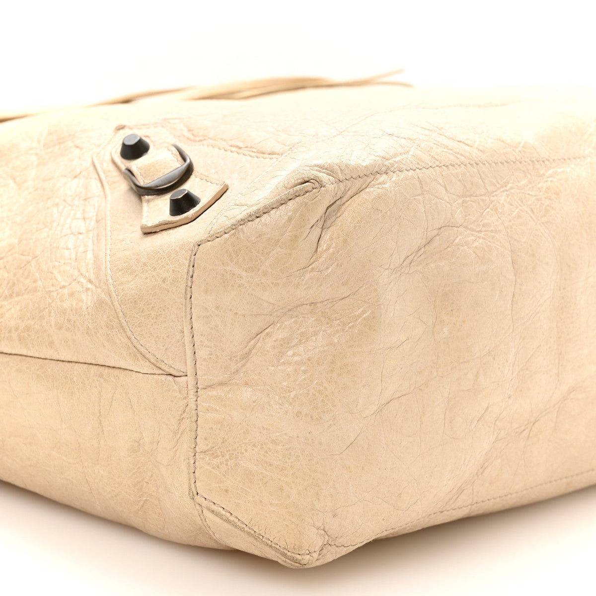 Agneau Classic Hardware Day Hobo Beige