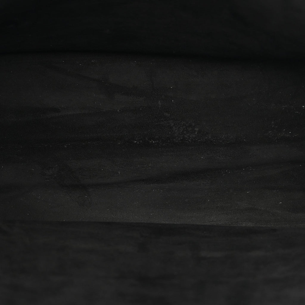 Calfskin Embossed Medium Book Tote Black