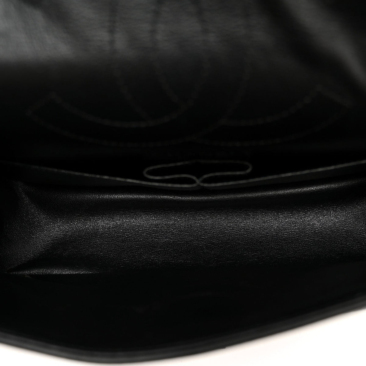 Aged Calfskin Chevron Quilted 2.55 Reissue 225 Flap So Black