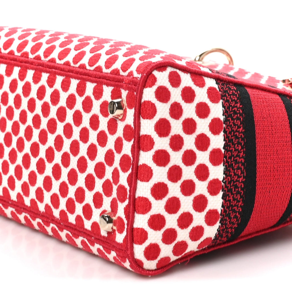 Canvas Medium DiorAmour Dots Lady D-Lite Red
