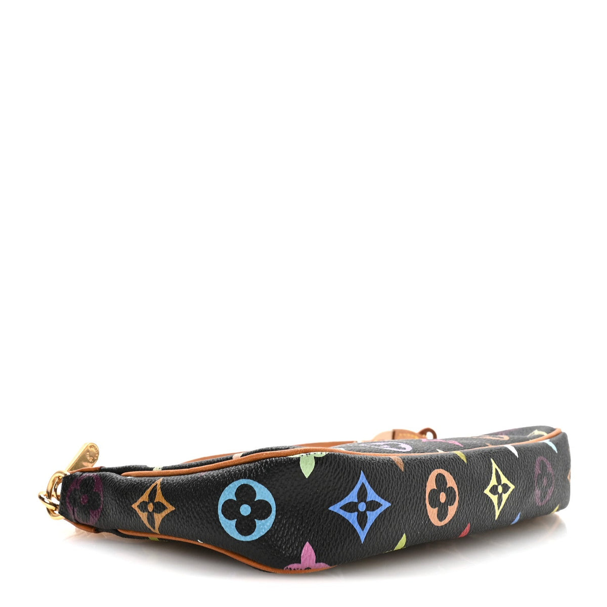 Monogram Multicolor Pochette Accessories Black