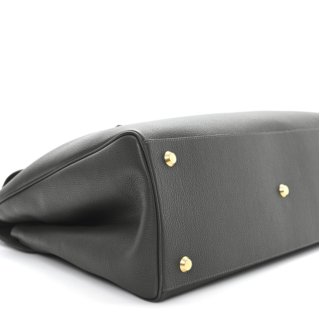 Grained Calfskin Carrie Cary All Bag Khaki