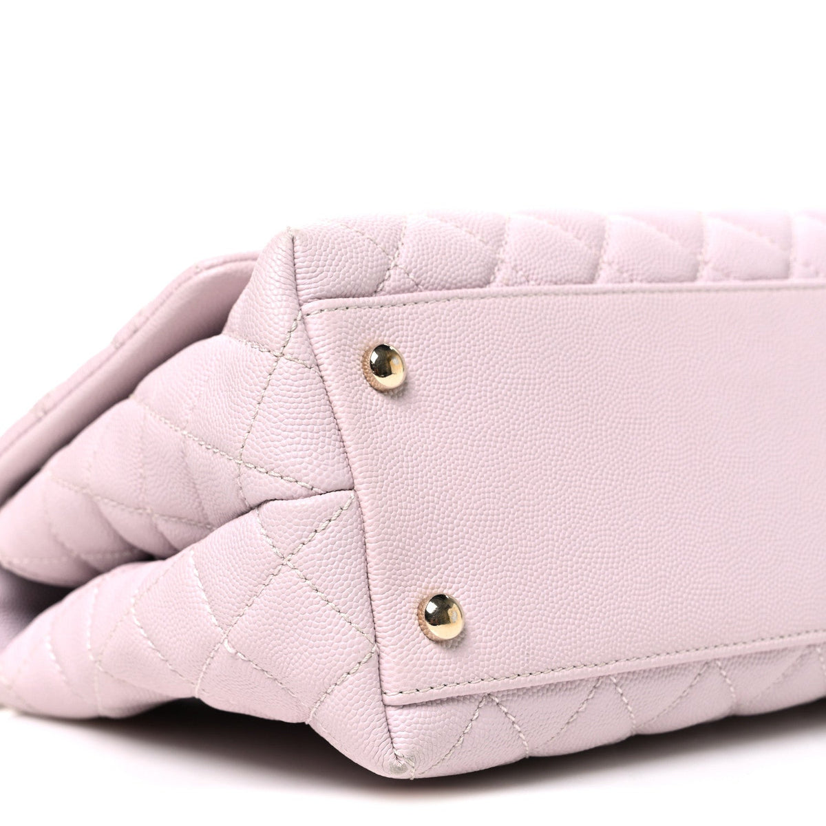 Caviar Quilted Small Coco Handle Flap Lilas Lilac