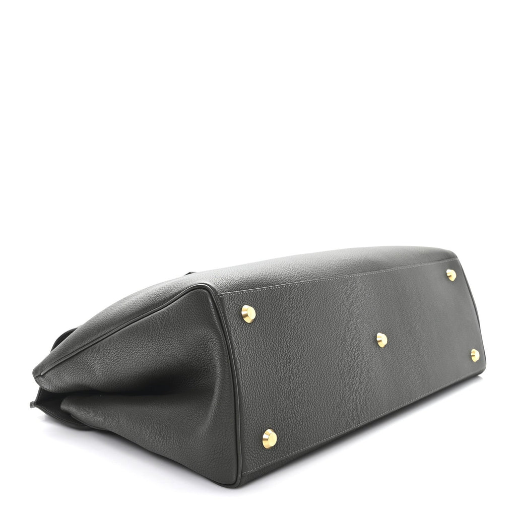 Grained Calfskin Carrie Cary All Bag Khaki