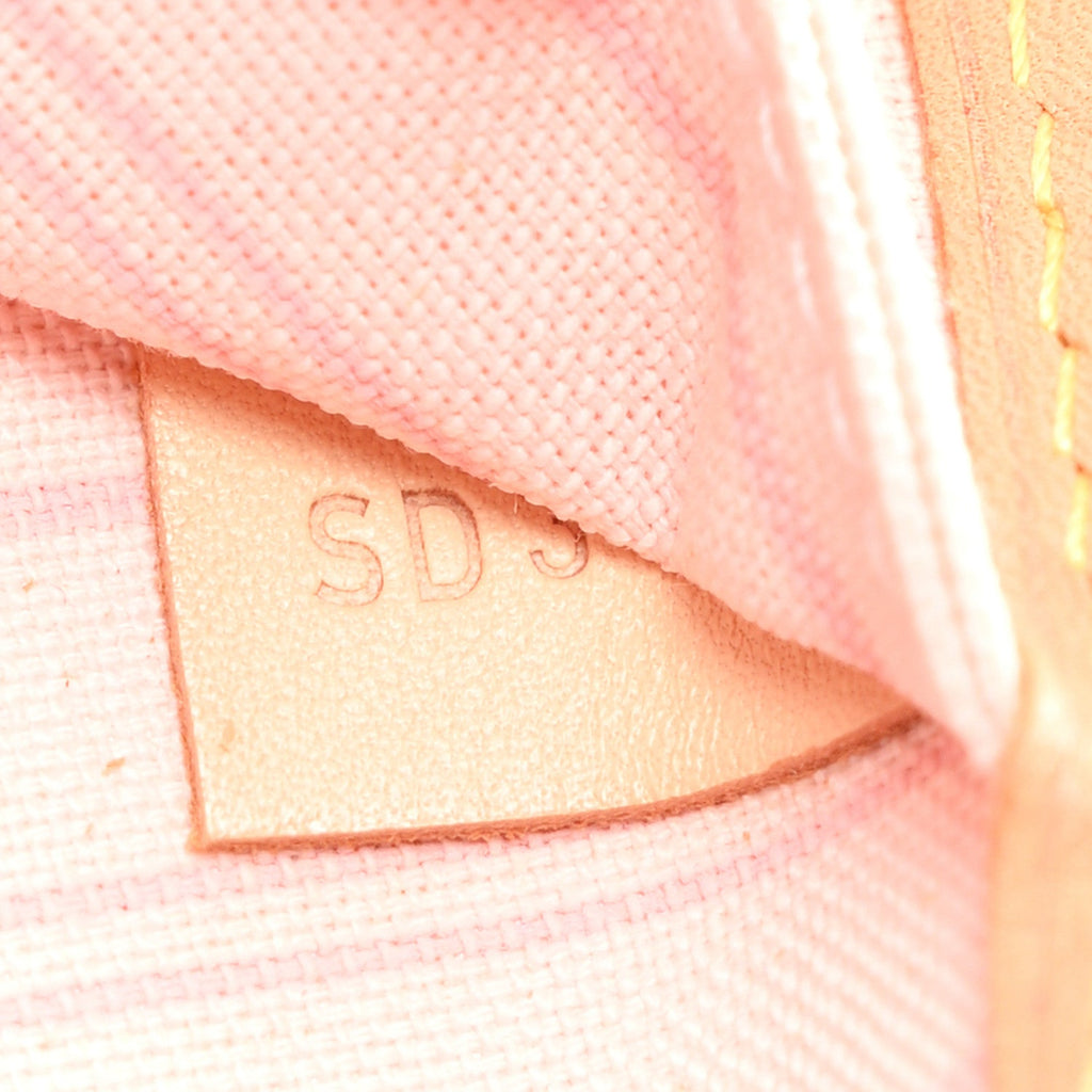 Damier Azur Neo Neverfull MM Rose Ballerine