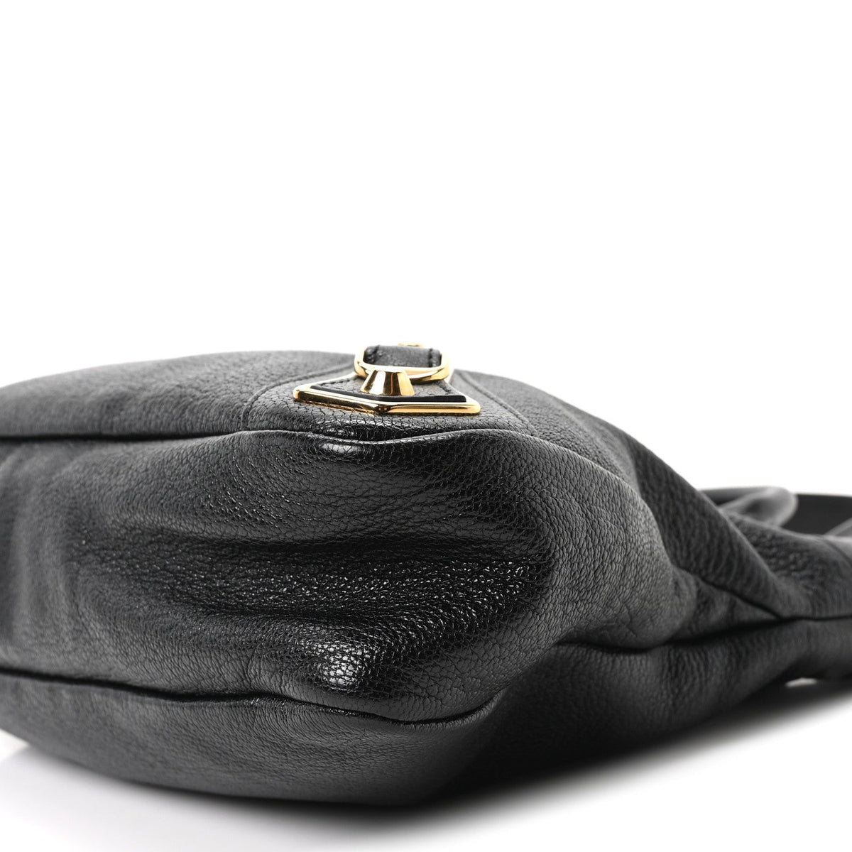 Chevre Gold Metallic Edge Hardware Town Black