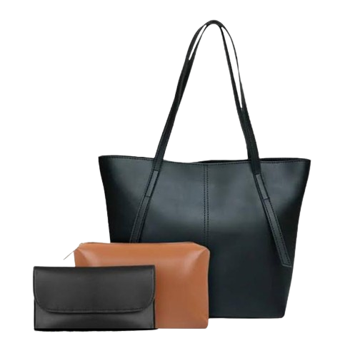 Opal Strap leather Tote Bag