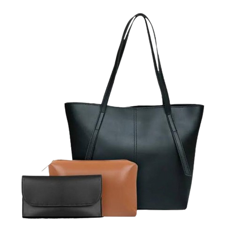 Opal Strap leather Tote Bag