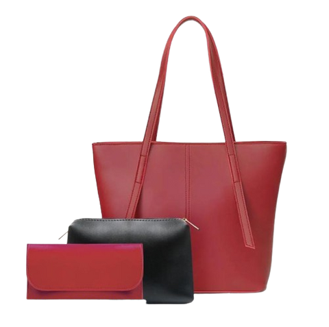 Opal Strap leather Tote Bag