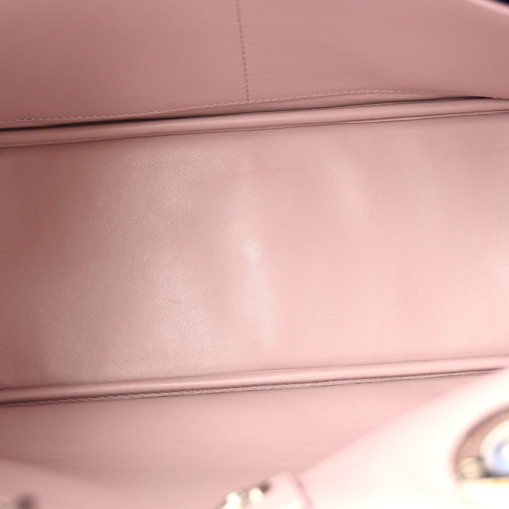 Smooth Calfskin Medium Diorissimo Tote Bleu Nosy Rose Tendre
