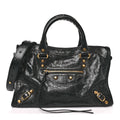 Agneau Arena Gold Hardware Small Le City Black