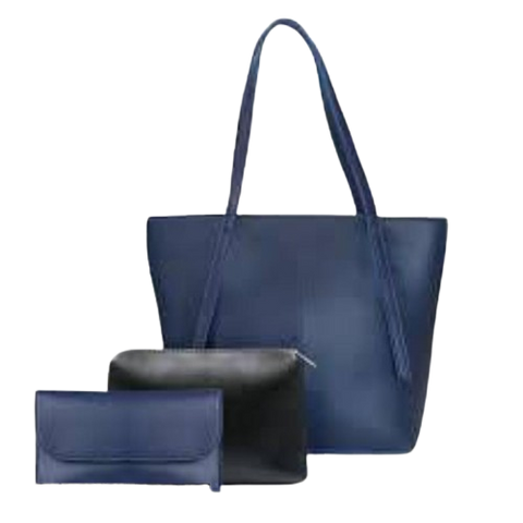 Opal Strap leather Tote Bag