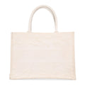 Canvas Embroidered Camouflage Medium Book Tote White