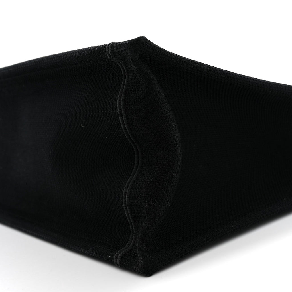 Canvas Embroidered Medium In Cold Blood Book Tote With Strap Black Multicolor