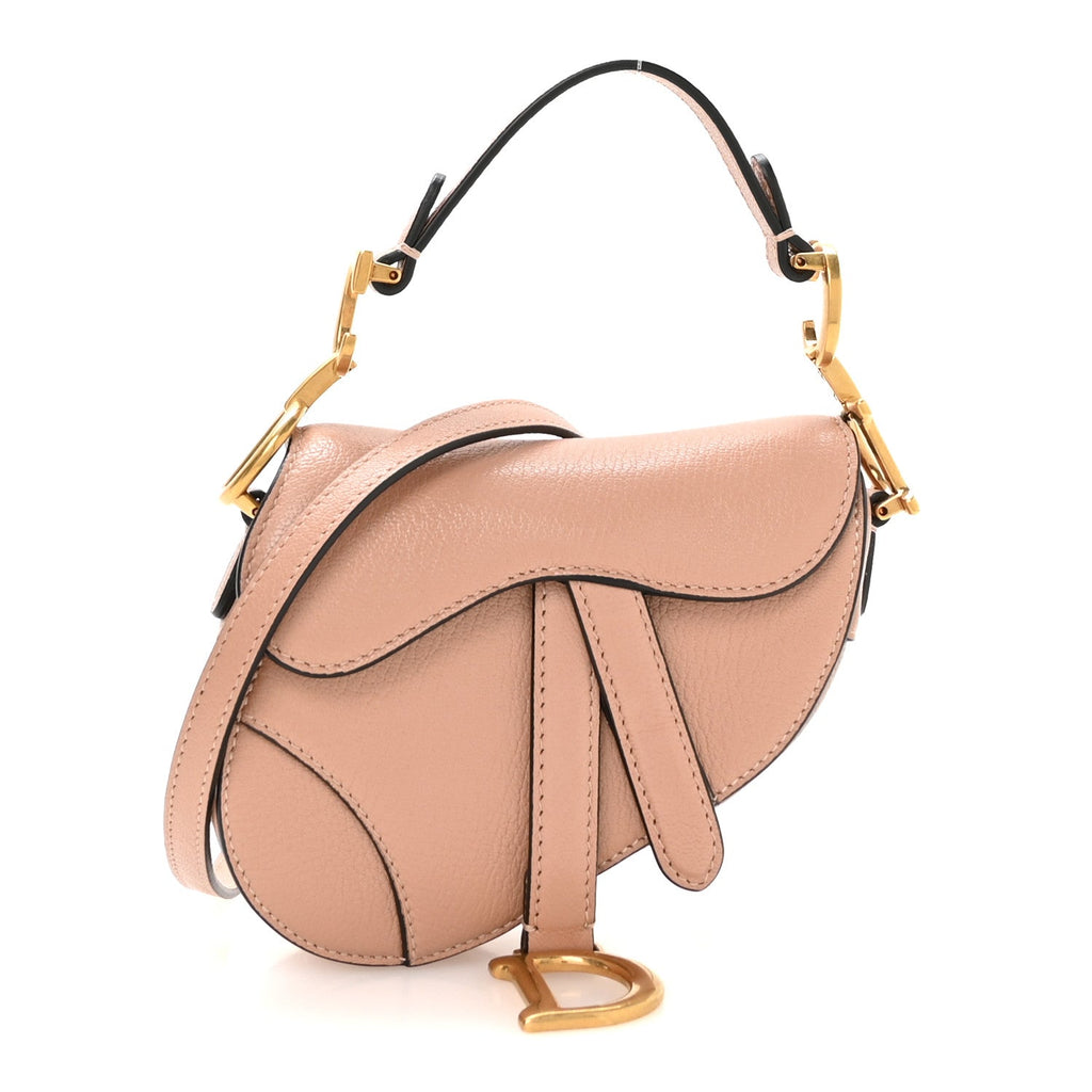 Goatskin Micro Saddle Bag Rose Des Vent
