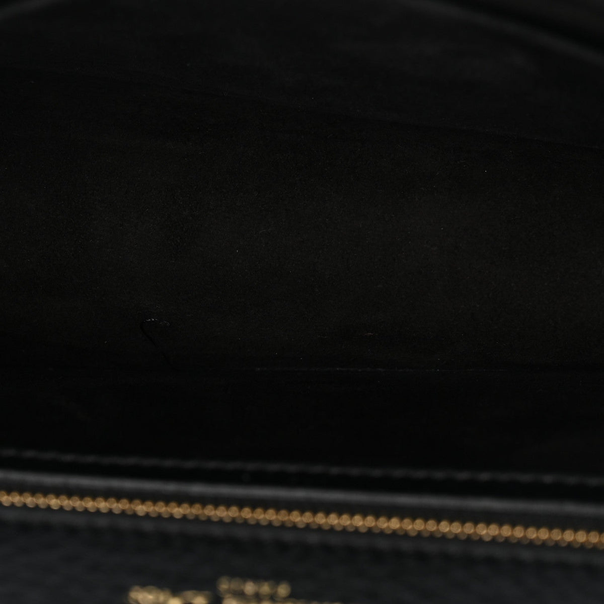 Grained Calfskin Small Diorama Flap Bag Black