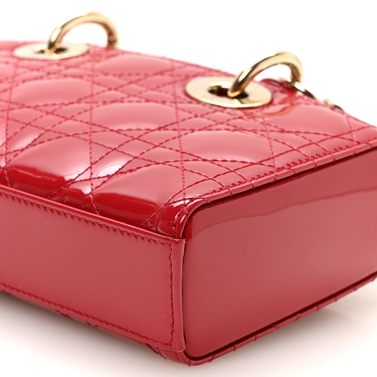 Patent Cannage Small Lady D-Joy Red