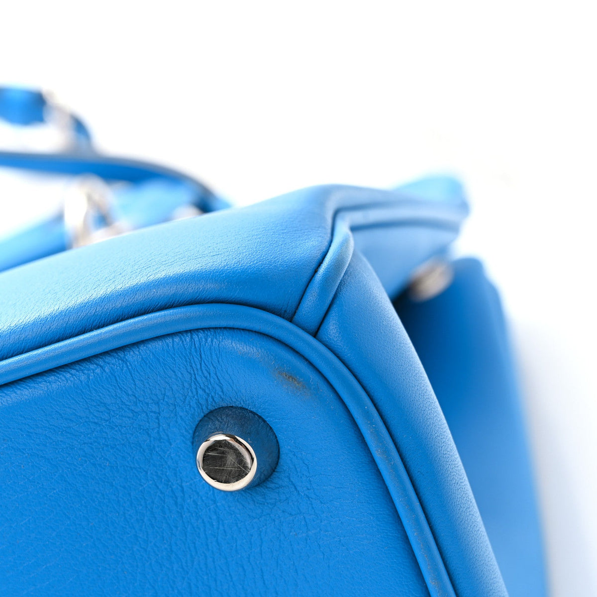 Smooth Calfskin Medium Diorissimo Tote Bleu Nosy Rose Tendre