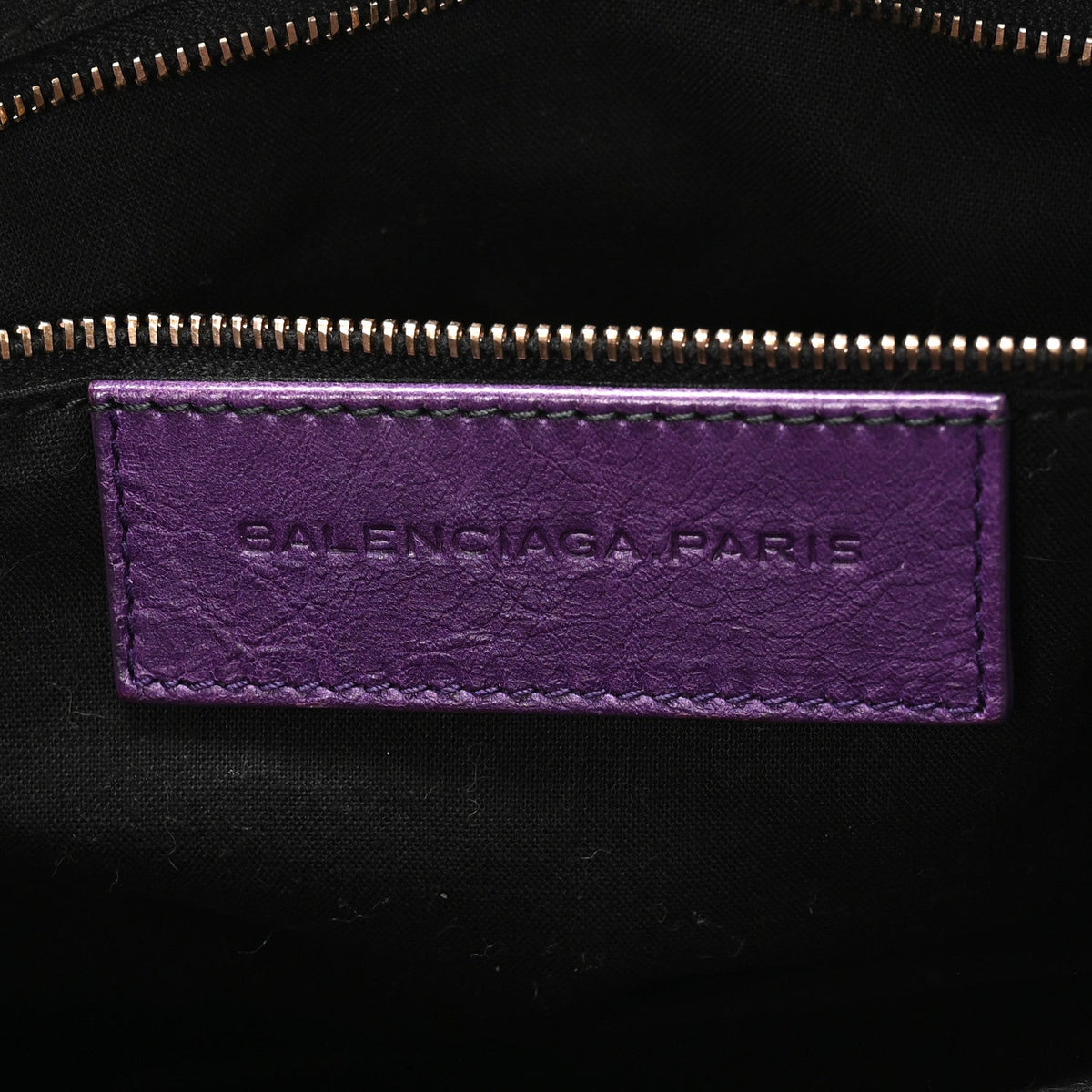 Agneau Giant 12 Rose Gold Hardware City Dark Violet