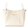 Calfskin Medium Signature Bucket Bag Latte
