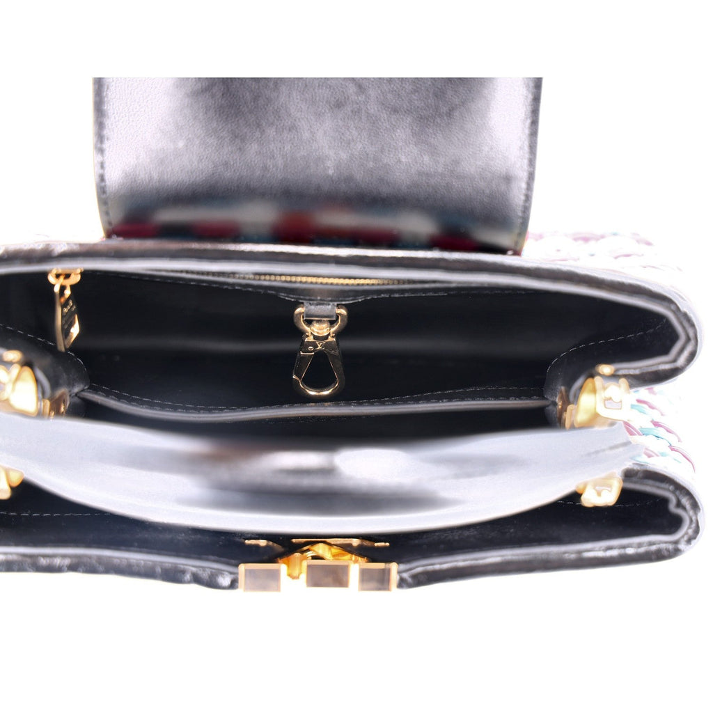 Taurillon Calfskin Guinguette Capucines BB Multicolor