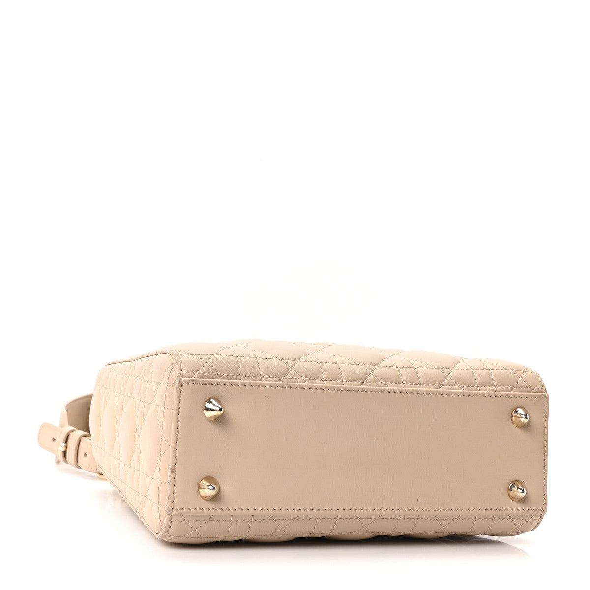 Lambskin Cannage Small My ABCDior Lady Dior Beige