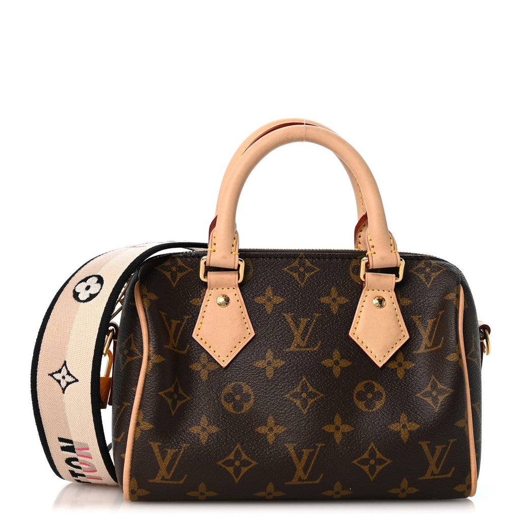Monogram Speedy Bandouliere 20 Black