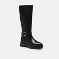Coach Outlet Lucy Lug Sole Boot With Signature Canvas