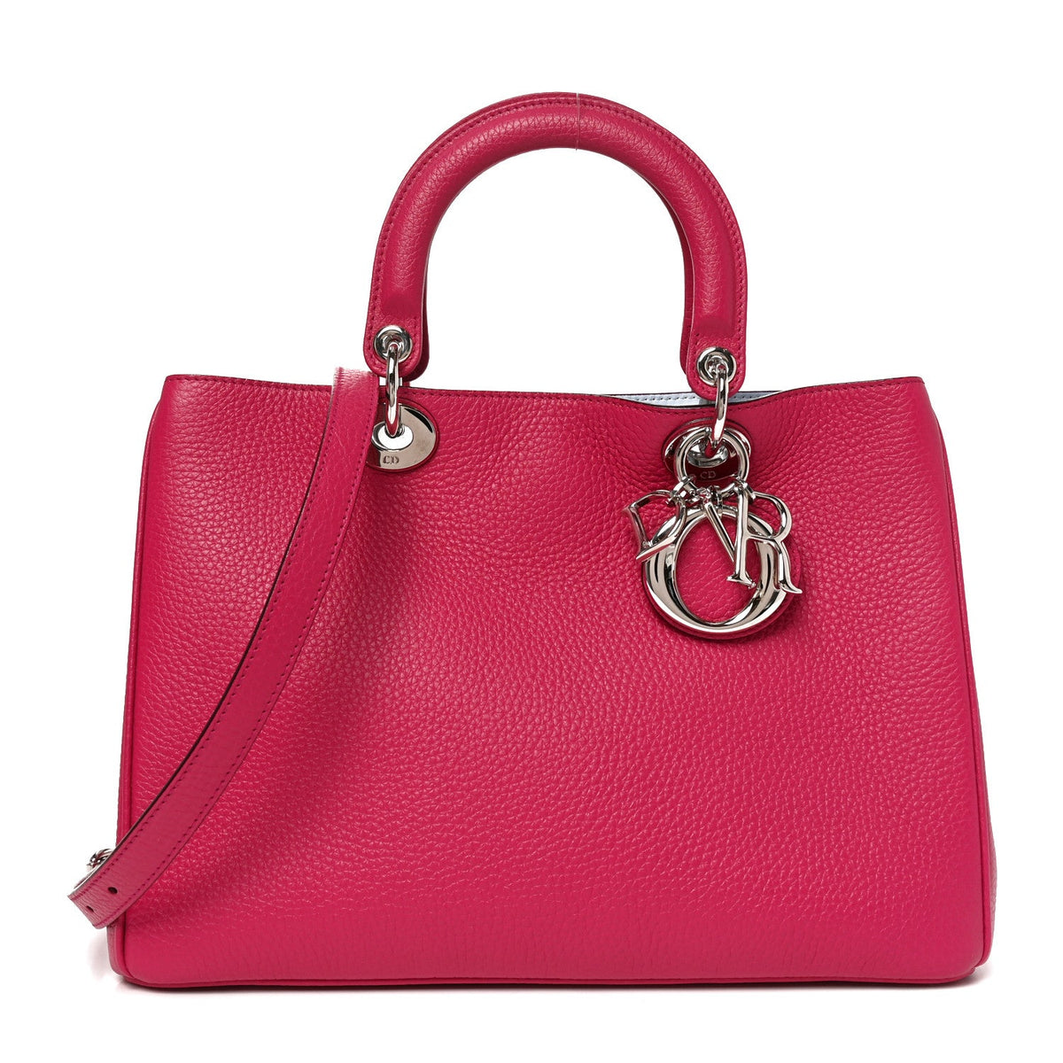 Bullcalf Medium Diorissimo Tote Fuchsia