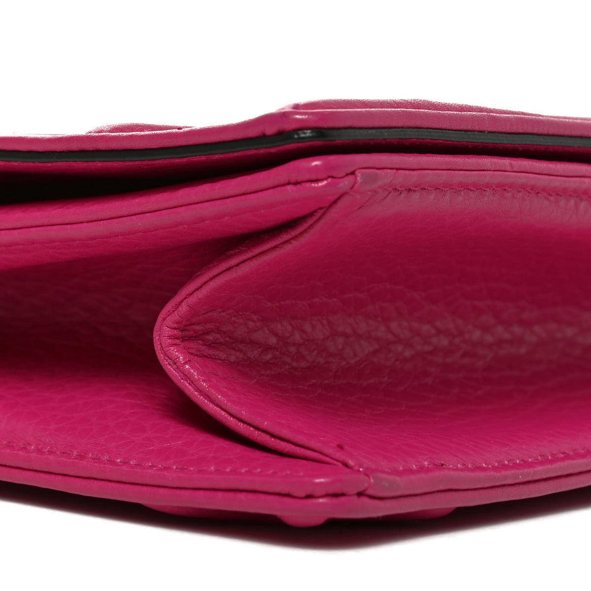 Grained Calfskin Medium Diorama Flap Bag Pink