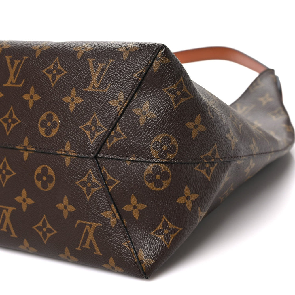 Monogram Flower Hobo Caramel