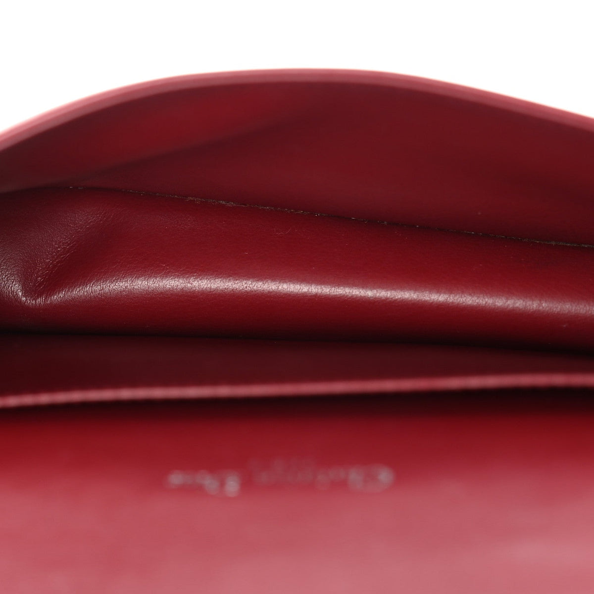 Patent Cannage Lady Dior Clutch Red