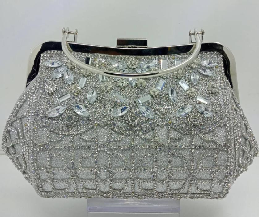 Gleam & Grace Bridal clutch