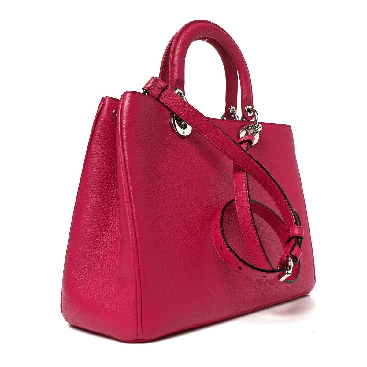 Bullcalf Medium Diorissimo Tote Fuchsia