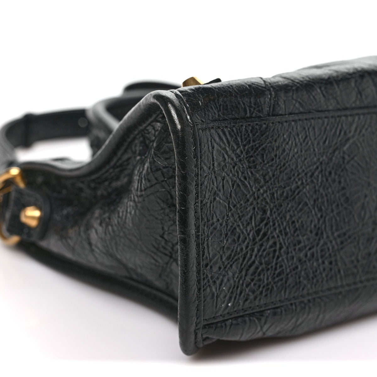 Agneau Arena Gold Hardware Small Le City Black