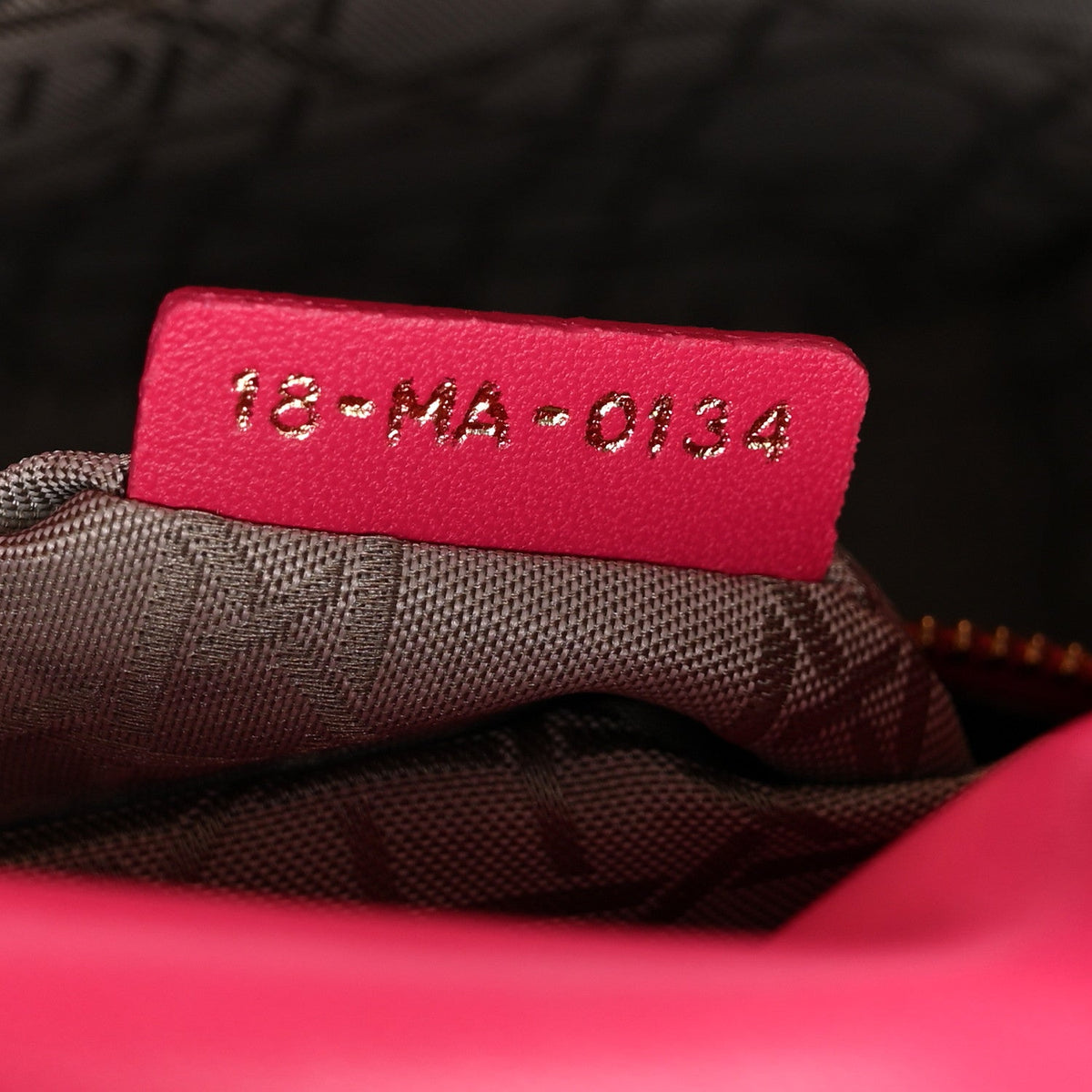 Lambskin Cannage Mini Lady Dior Pink