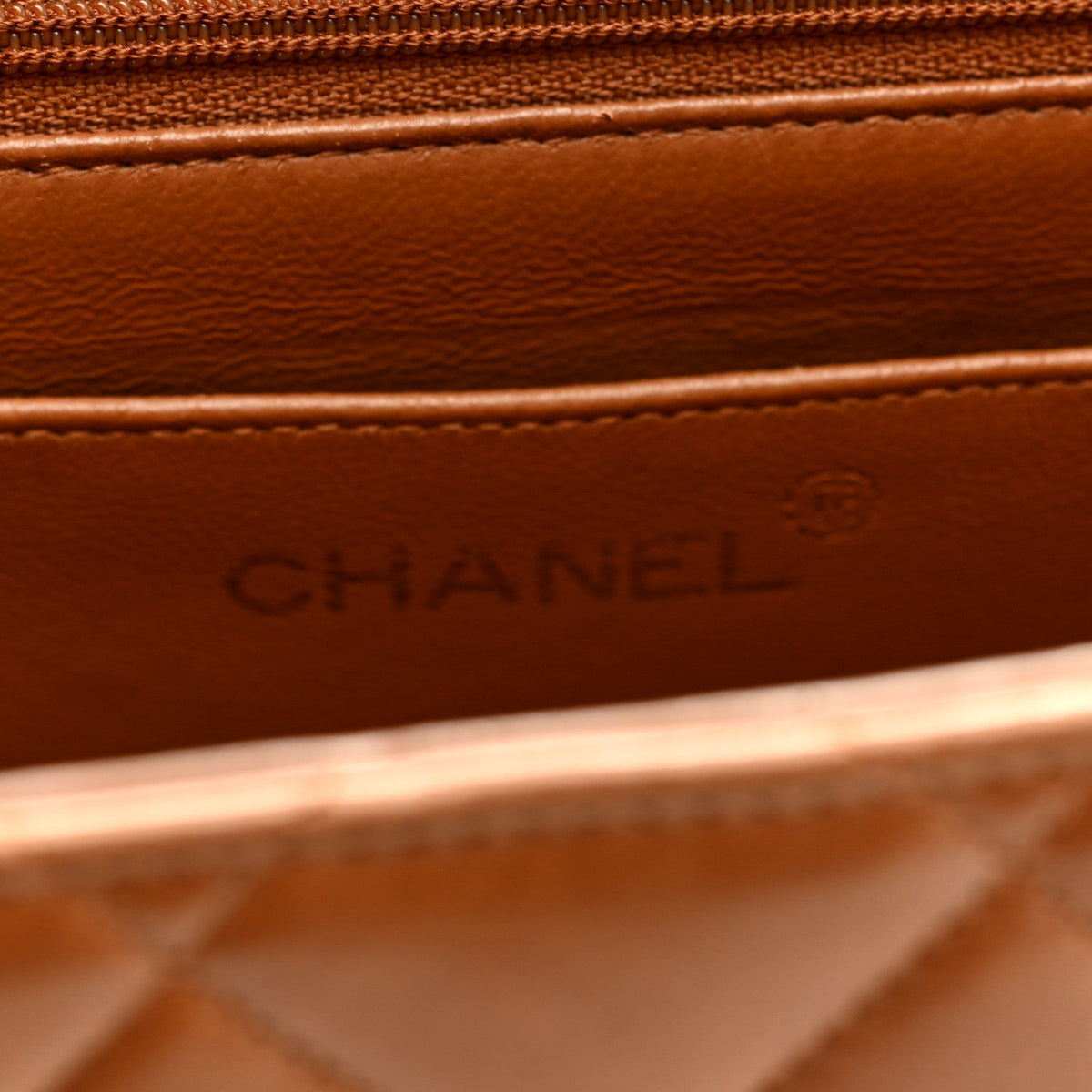 Lambskin Quilted XL Jumbo Single Flap Beige