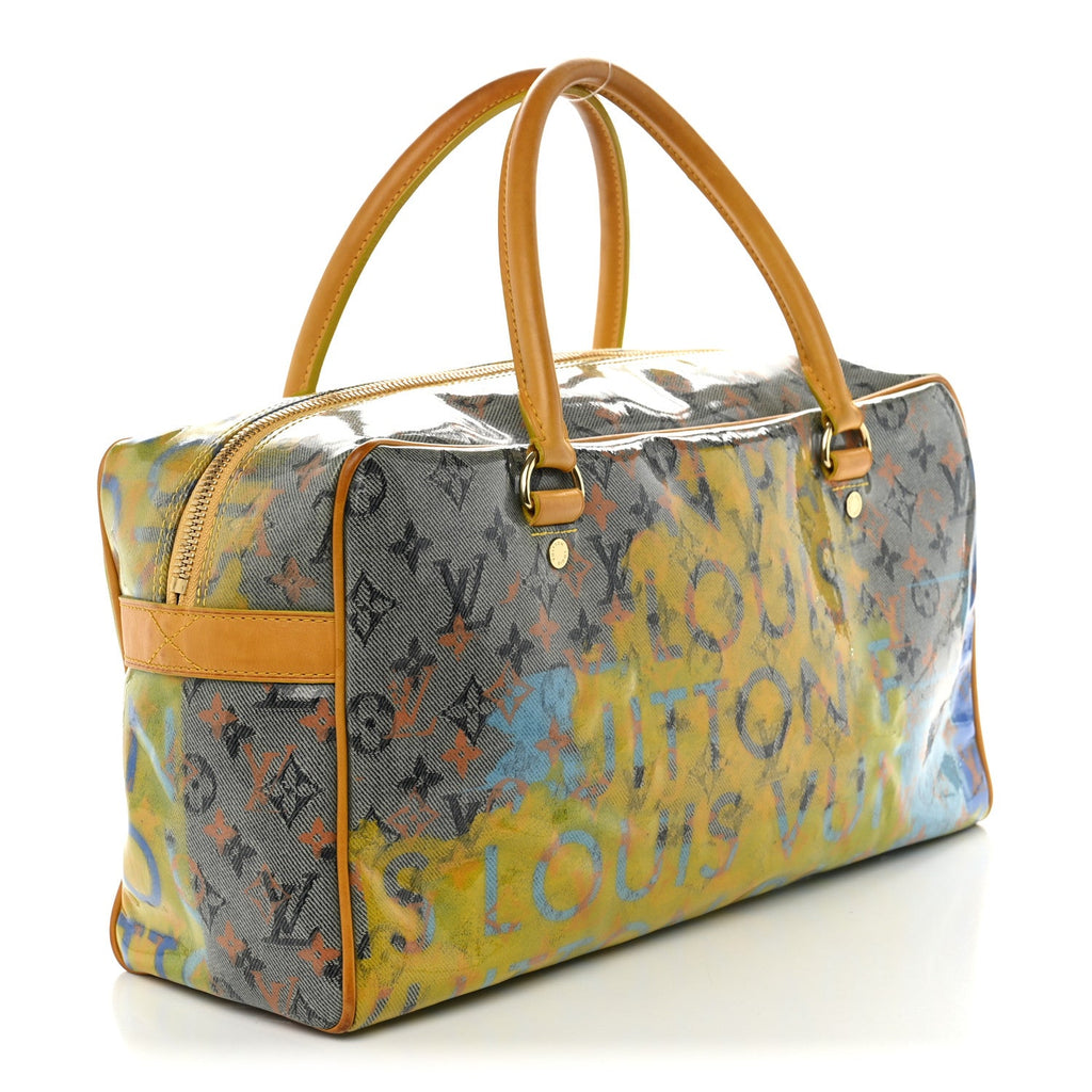 Monogram Pulp Defile Weekender PM Yellow
