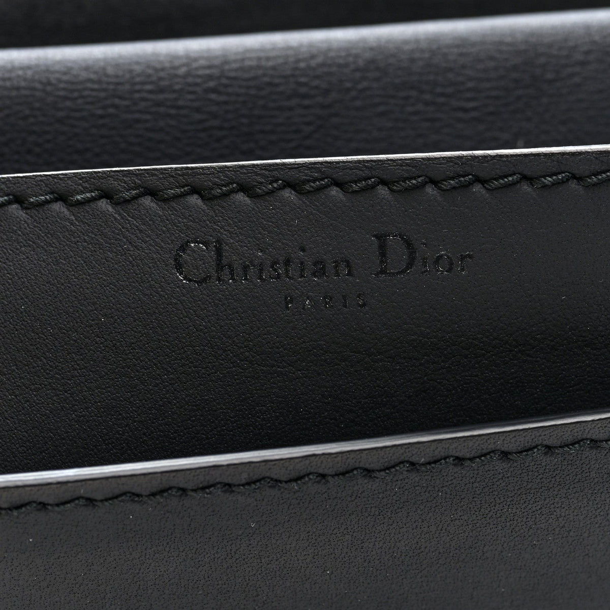 Ultra Matte Calfskin J'Adior Chain Flap Bag Black