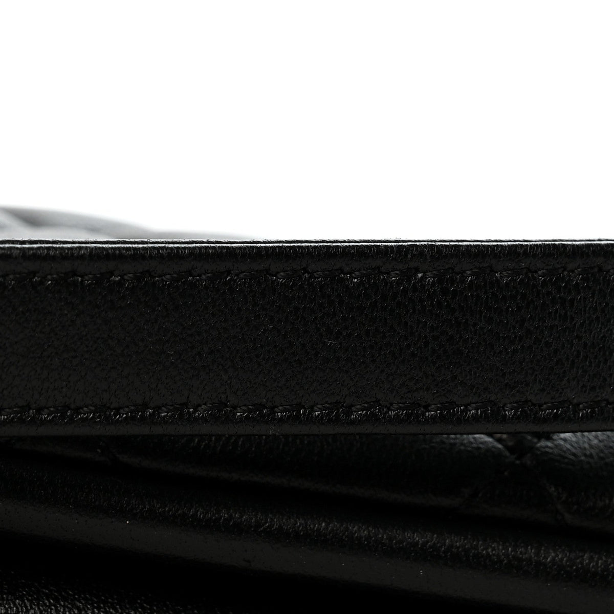 Lambskin Quilted Giant CC Shoulder Bag Black