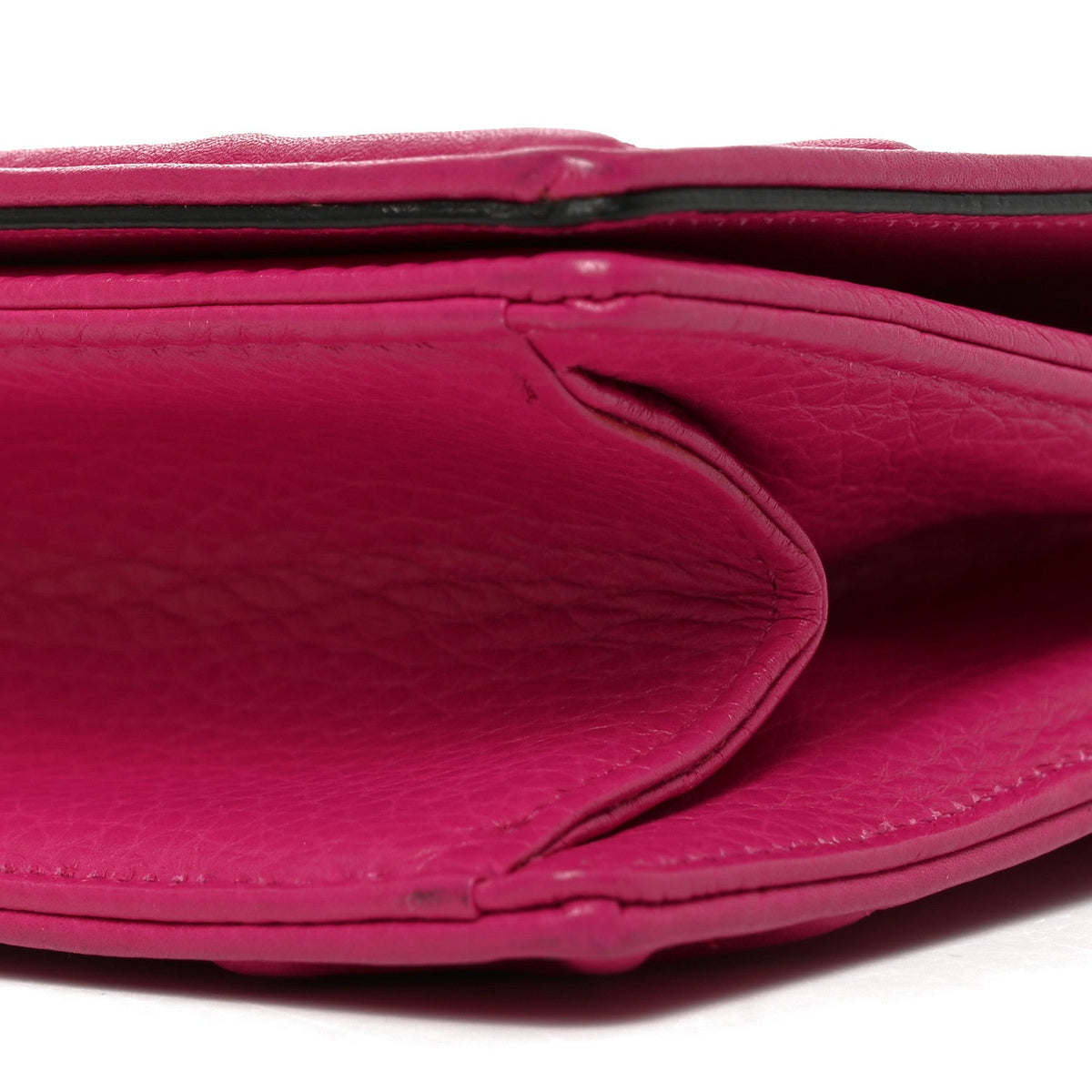Grained Calfskin Medium Diorama Flap Bag Pink