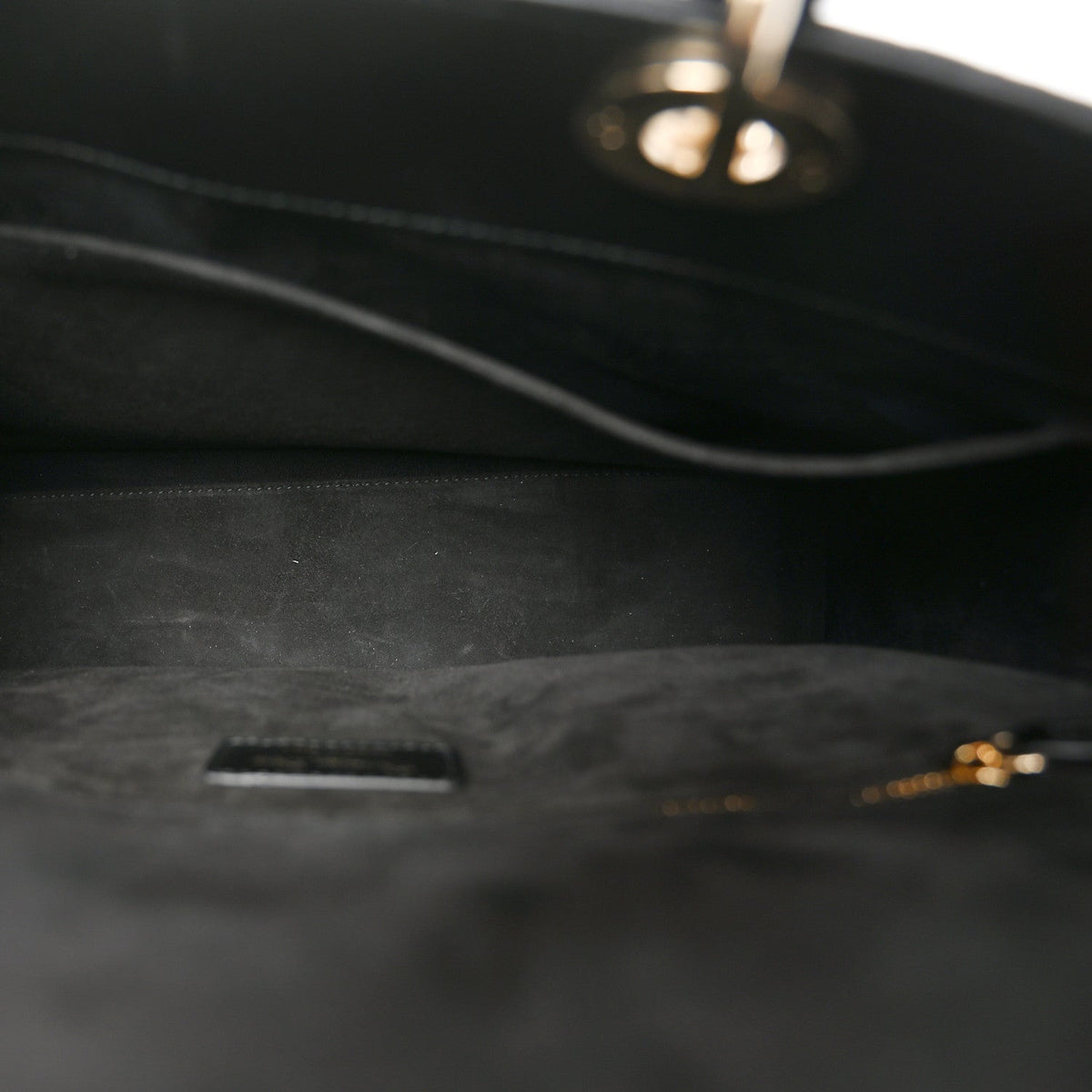 Lambskin Cannage Large Lady Dior Black