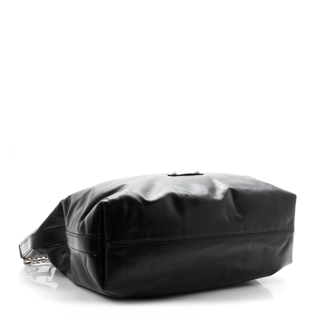 LV Night Calfskin Vagabond Hobo Black
