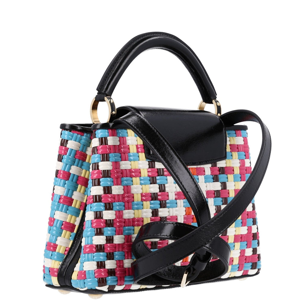 Taurillon Calfskin Guinguette Capucines BB Multicolor