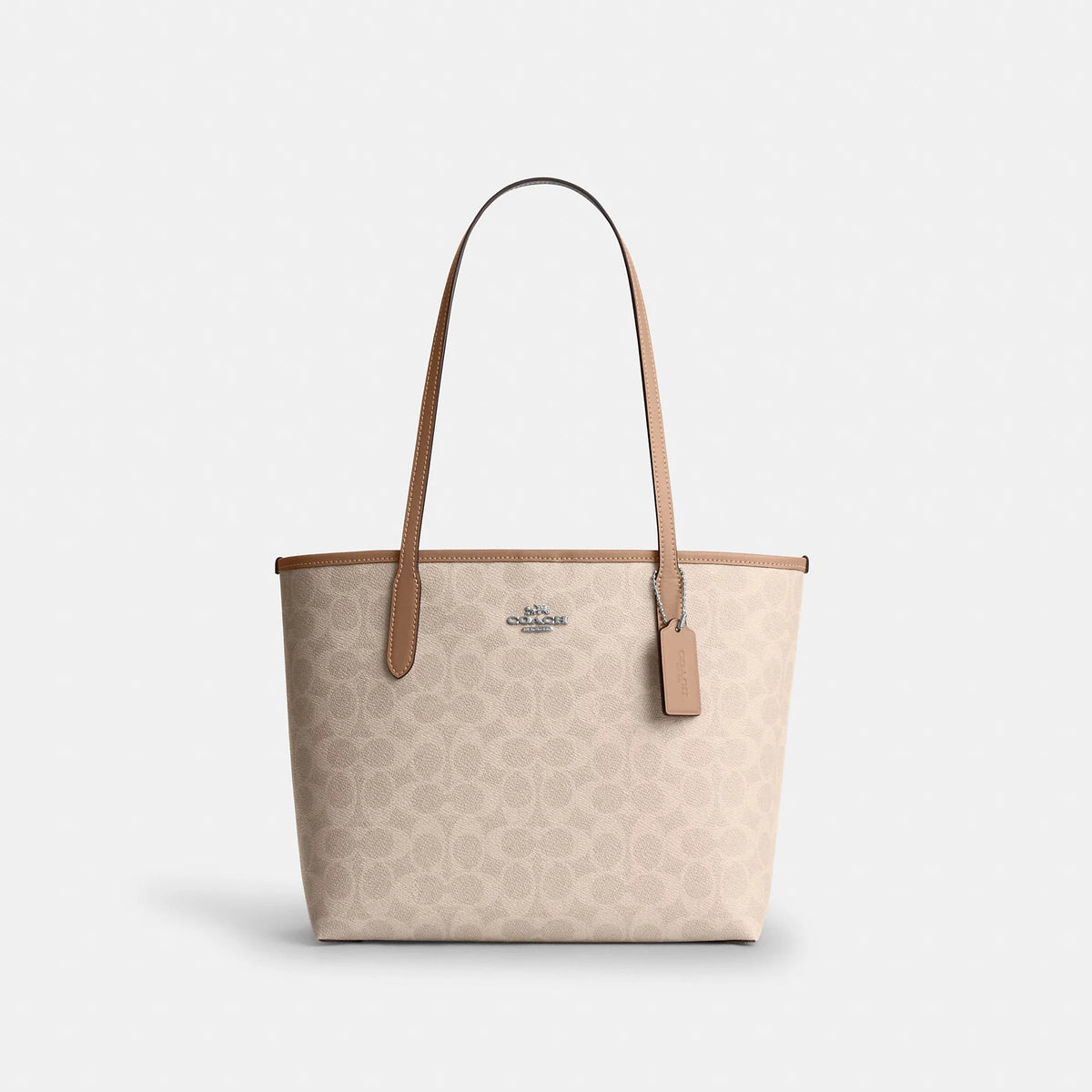 Coach Outlet Medium City Tote Bag In Signature Canvas